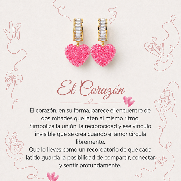 Aros Brillo de Corazón