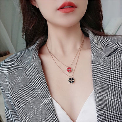 Collar Corazones del Atardecer