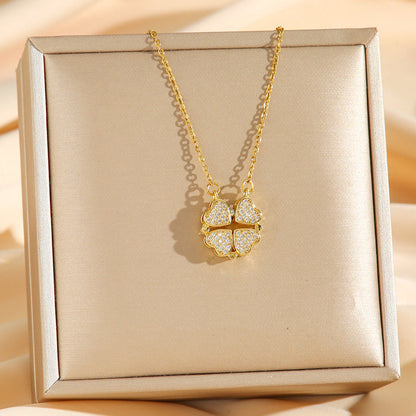 Collar Corazones en Flor