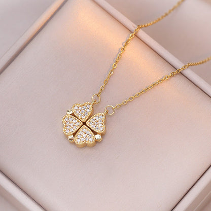 Collar Corazones en Flor