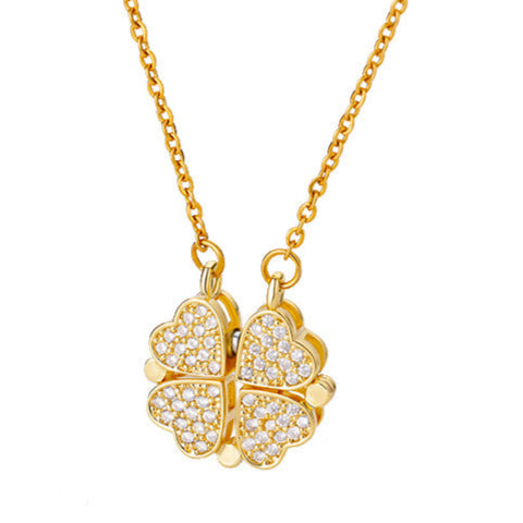 Collar Corazones en Flor