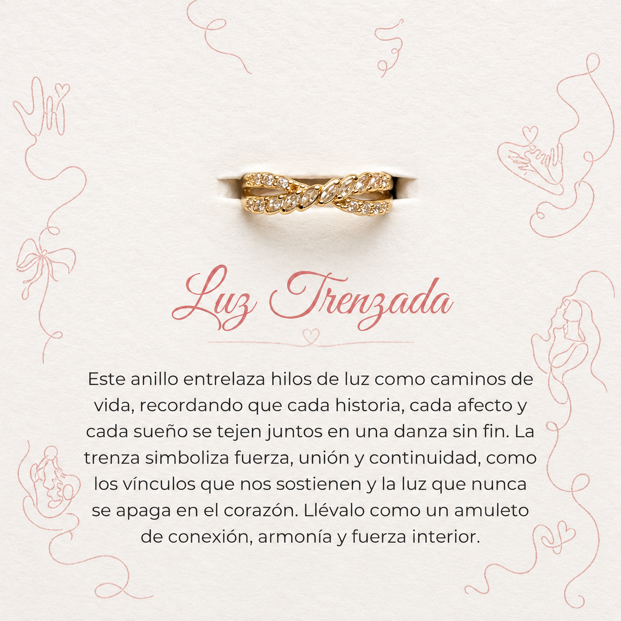 Anillo Luz Trenzada