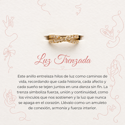 Anillo Luz Trenzada