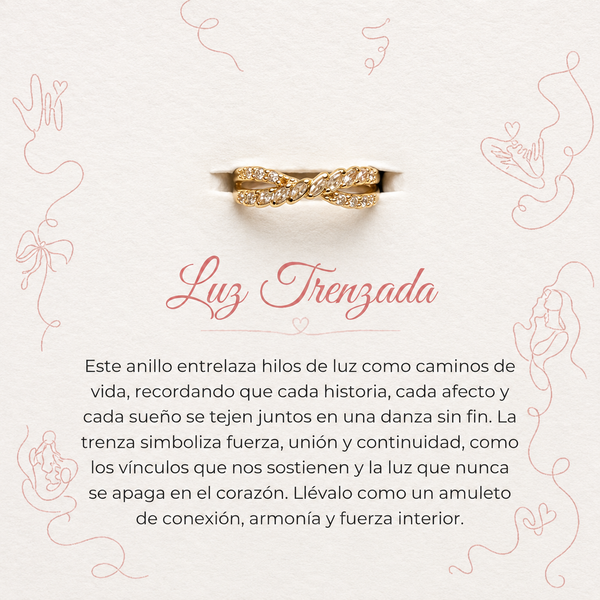 Anillo Luz Trenzada