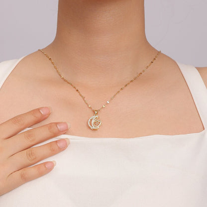 Collar Corazón Lunar