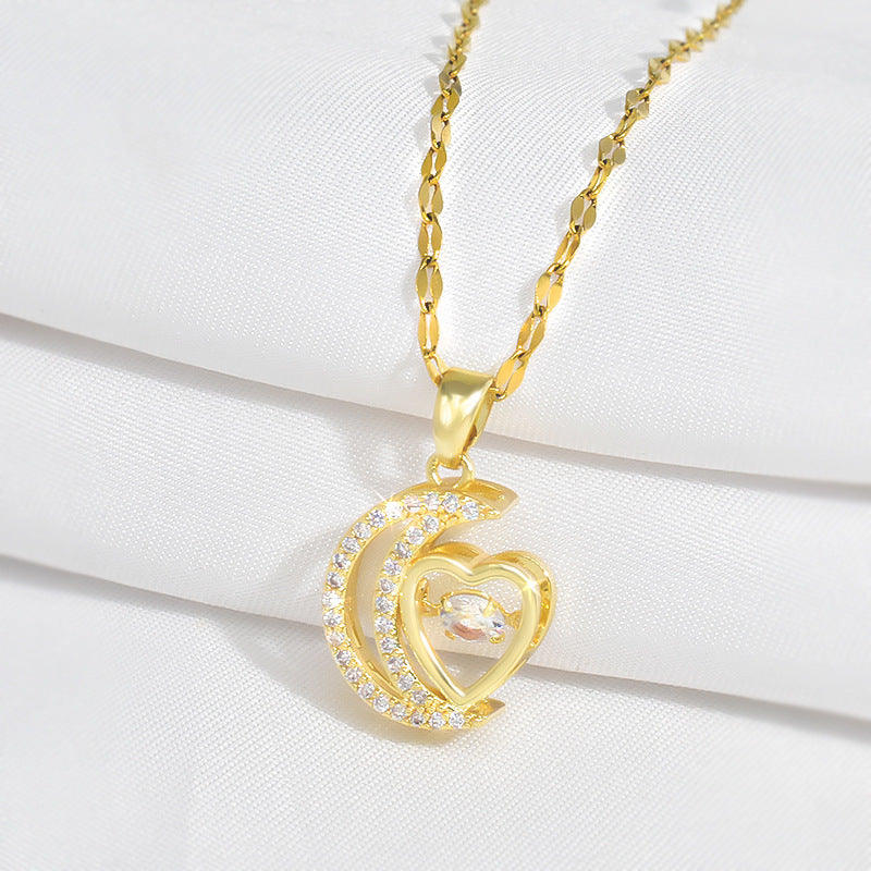 Collar Corazón Lunar