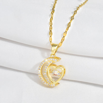 Collar Corazón Lunar