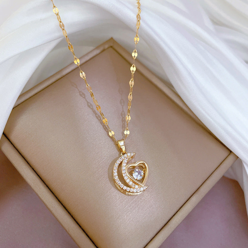 Collar Corazón Lunar
