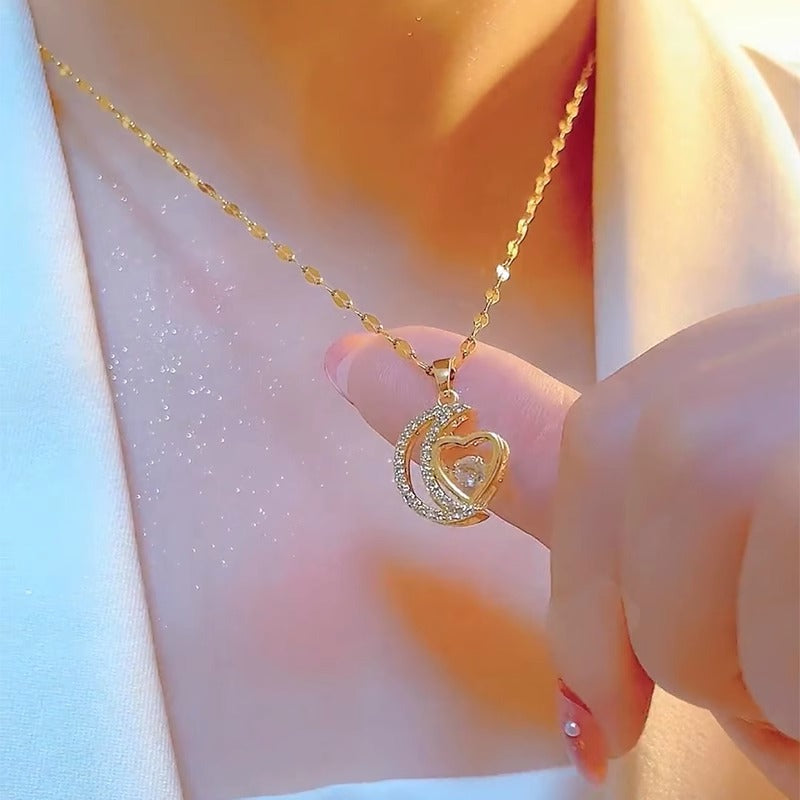 Collar Corazón Lunar
