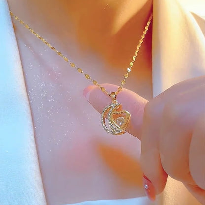 Collar Corazón Lunar