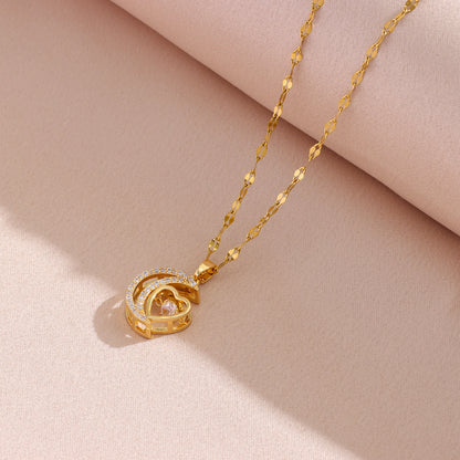 Collar Corazón Lunar