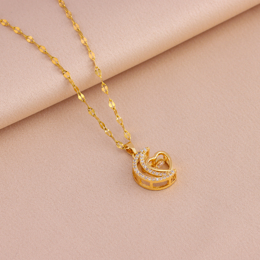 Collar Corazón Lunar