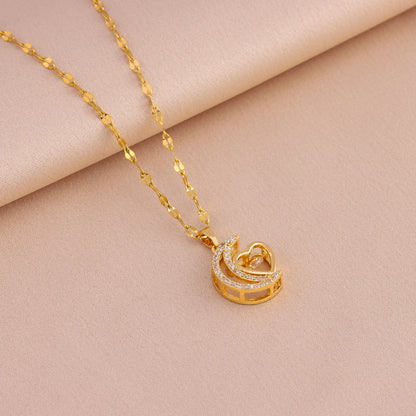Collar Corazón Lunar