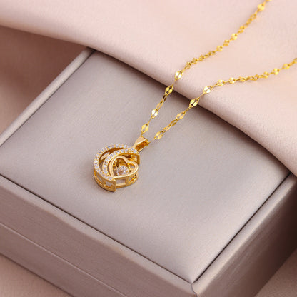 Collar Corazón Lunar