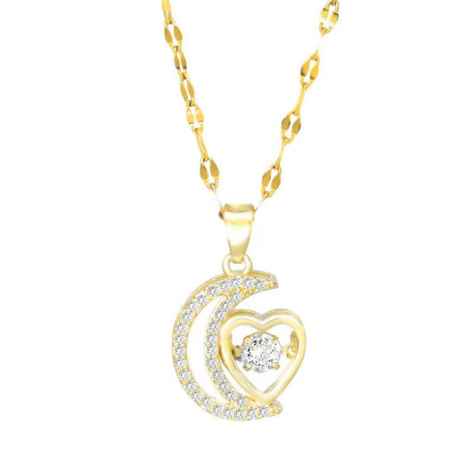Collar Corazón Lunar