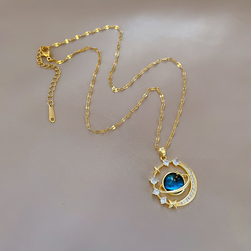 Collar Anillos de Saturno