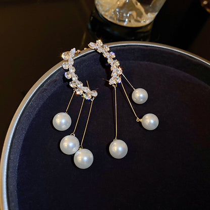Aros Cortina de Perlas