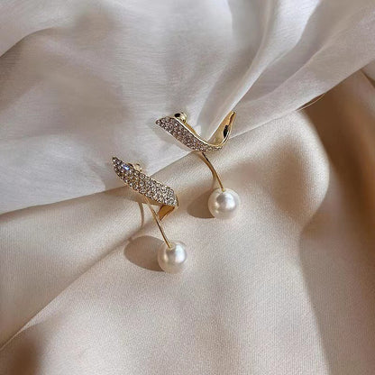 Aros Perla Brillante