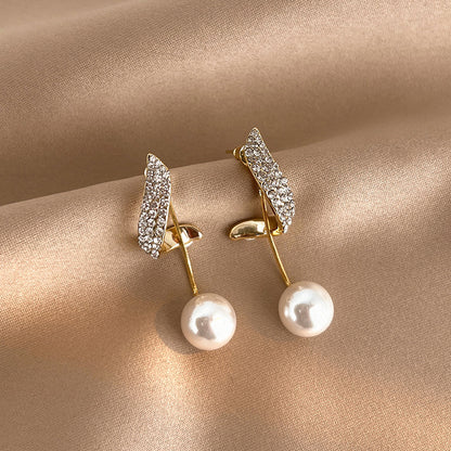 Aros Perla Brillante