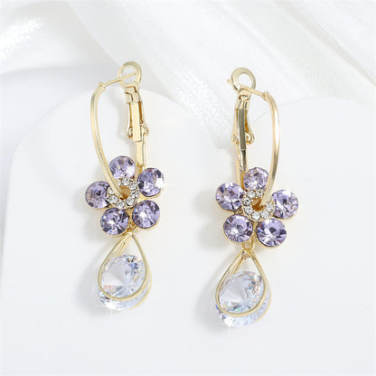 Aros Flor de Cristal