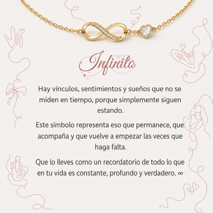Pulsera Infinito Brillante