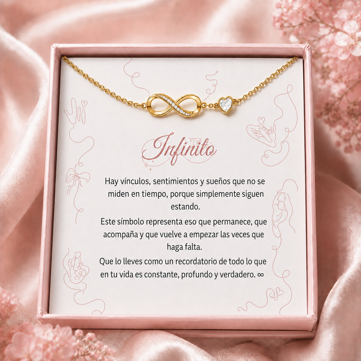 Pulsera Infinito Brillante