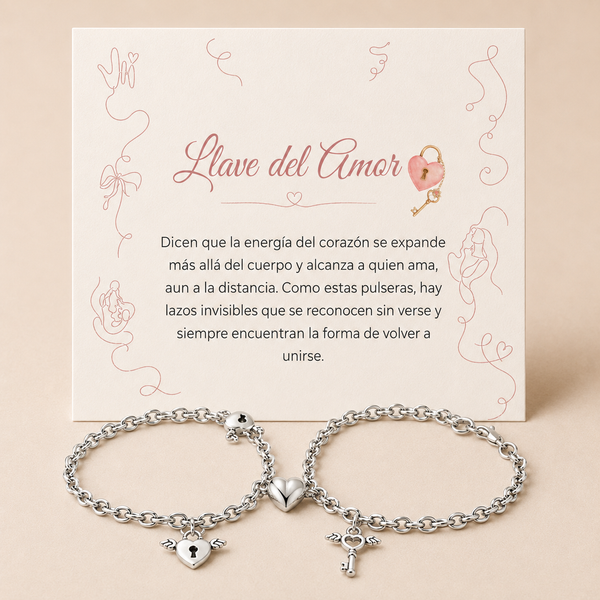 Pulseras La Llave del Amor