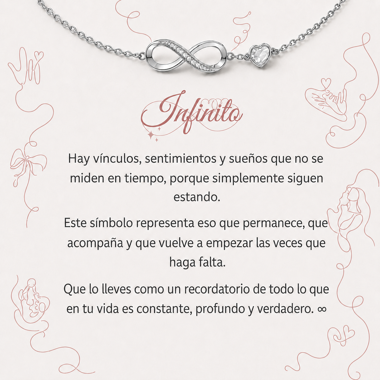 Pulsera Infinito Brillante