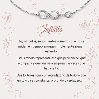 Pulsera Infinito Brillante