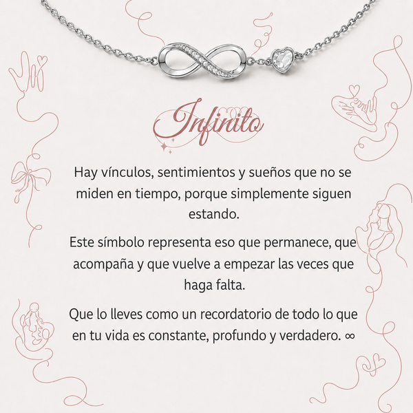 Pulsera Infinito Brillante