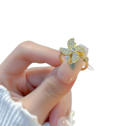 Anillo Molino de Luz Giratorio