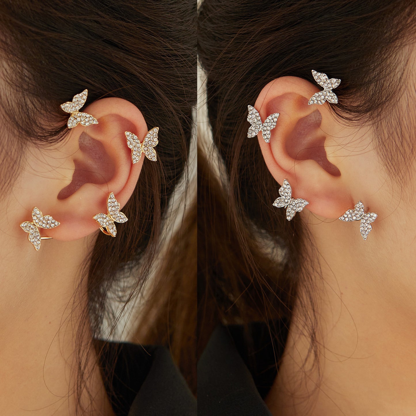 Aros 4 Mariposas