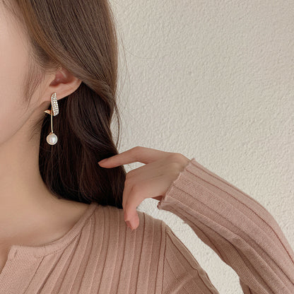 Aros Perla Brillante