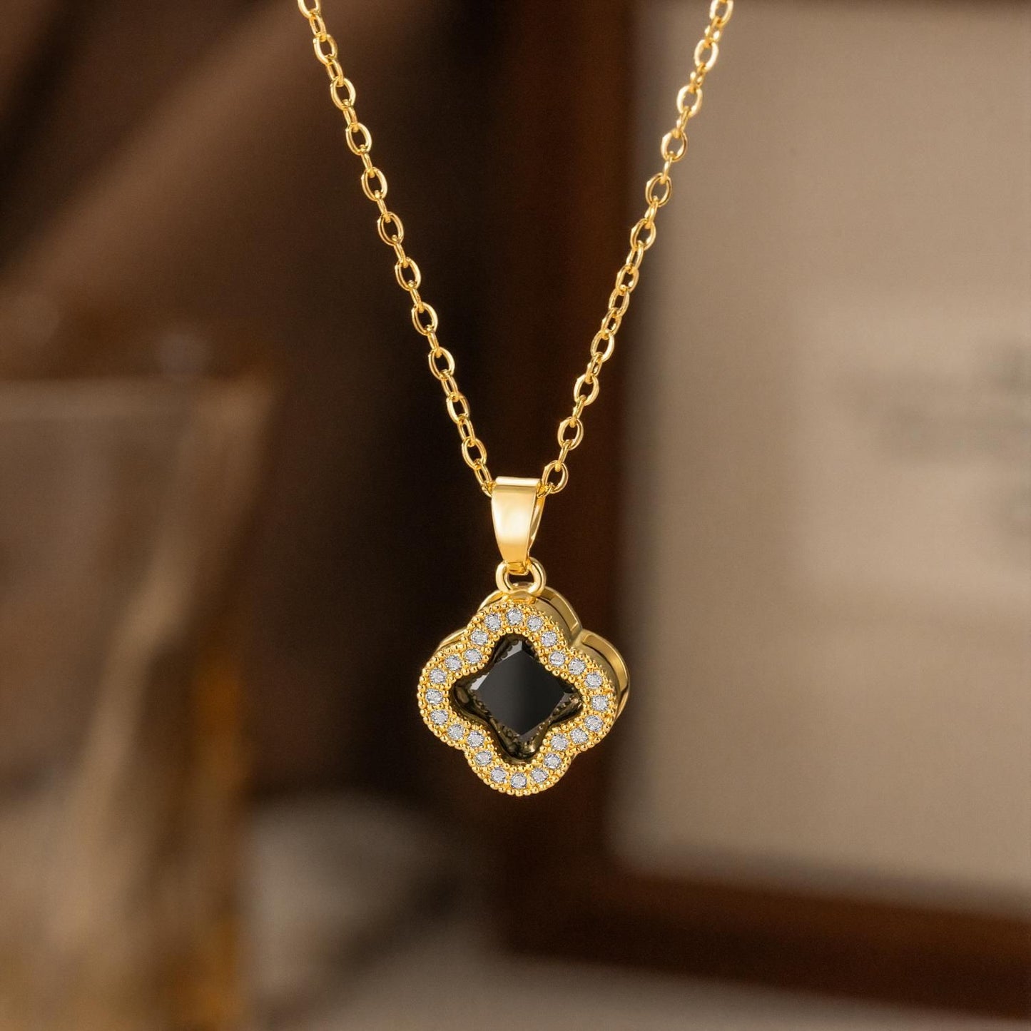 Collar Trébol de la Suerte