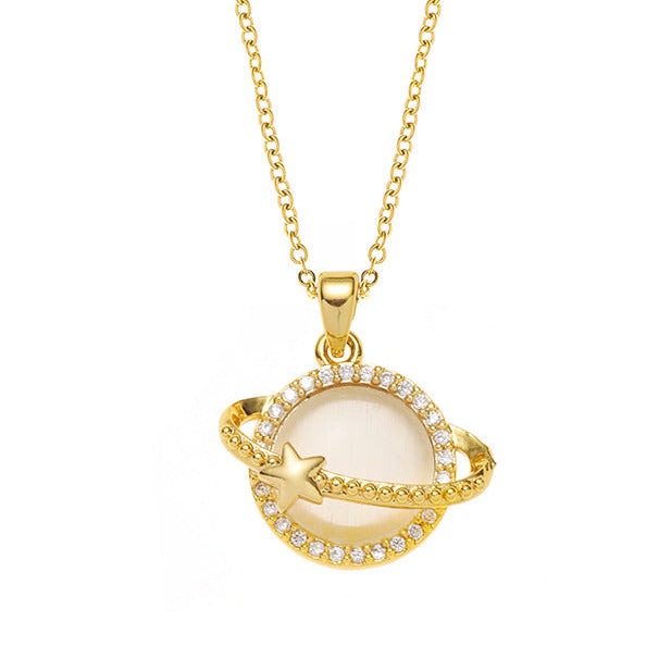 Collar Galaxia Brillante