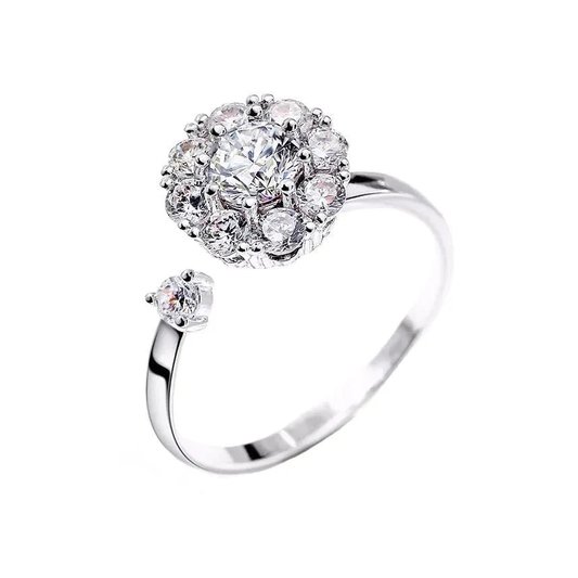 Anillo Cristal Giratorio