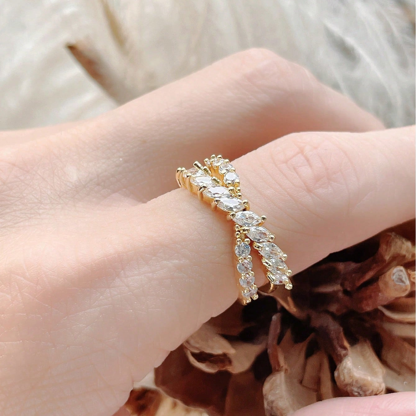Anillo Luz Trenzada