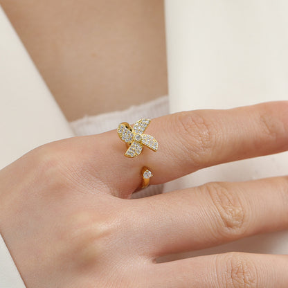 Anillo Molino de Luz Giratorio