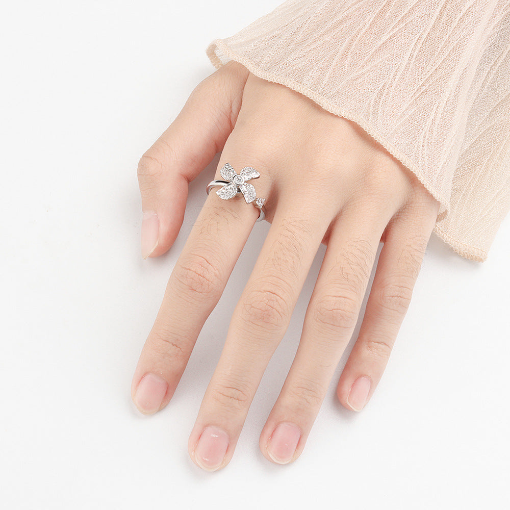 Anillo Molino de Luz Giratorio