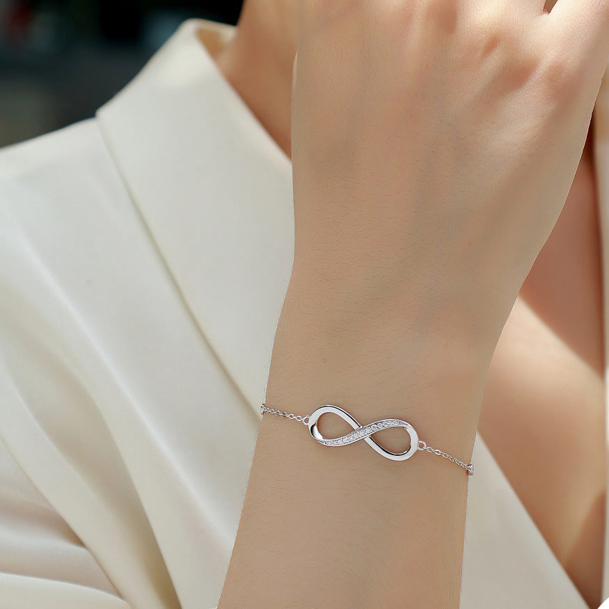 Pulsera Infinito Brillante