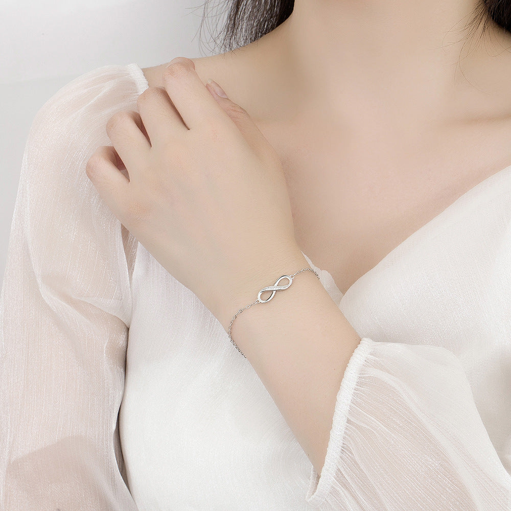Pulsera Infinito Brillante
