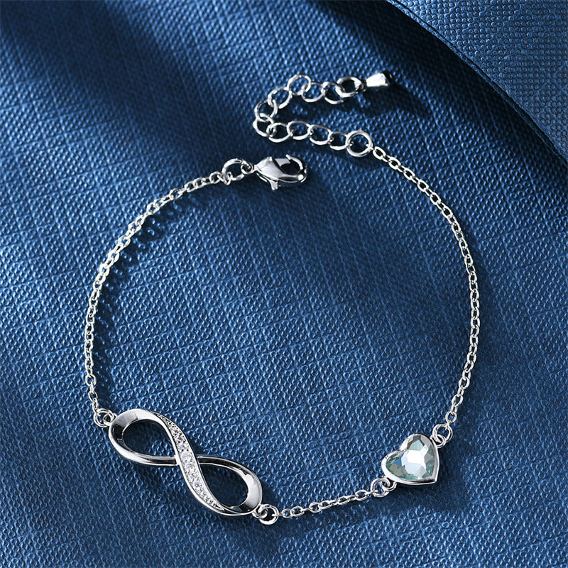 Pulsera Infinito Brillante