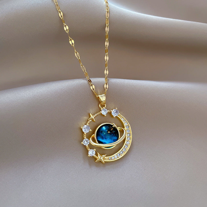 Collar Anillos de Saturno