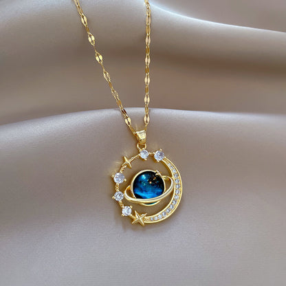 Collar Anillos de Saturno
