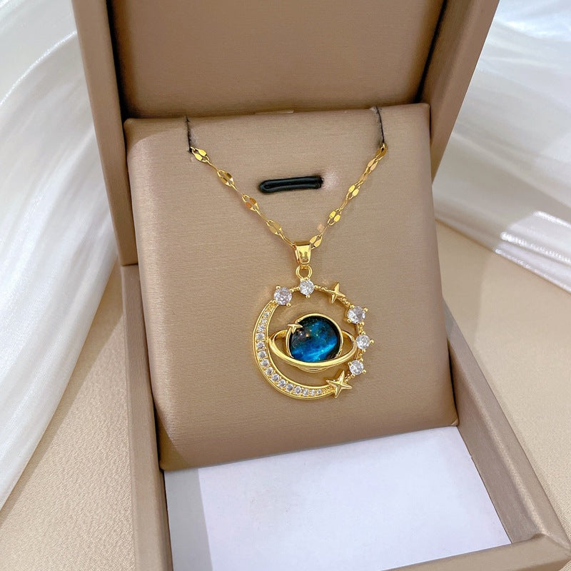 Collar Anillos de Saturno